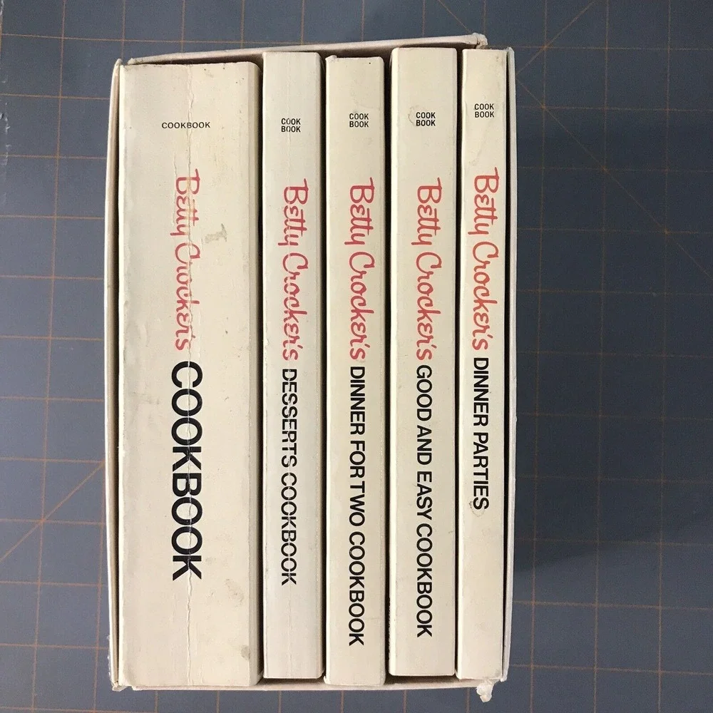 Vintage Betty Crocker 5 Cook Book Set Special Edition Recipes‎ 1970s